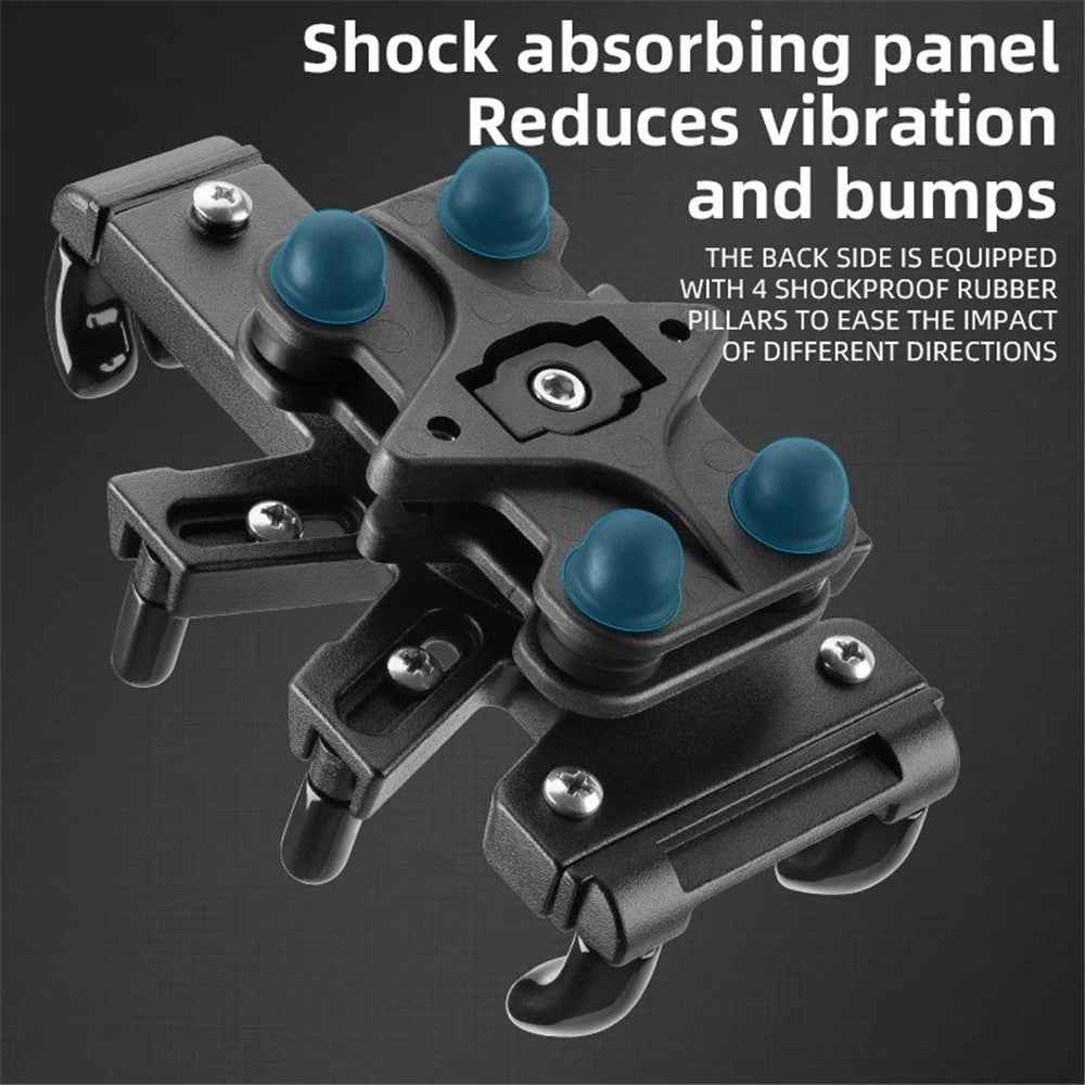 ROCKBROS 25210024 Motorcycle Cell Phone Holder Shockproof E-Bike Phone Mount for Bicycle Navigation - Y-shape