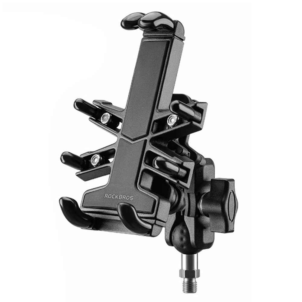 ROCKBROS 25210024 Motorcycle Cell Phone Holder Shockproof E-Bike Phone Mount for Bicycle Navigation - M10