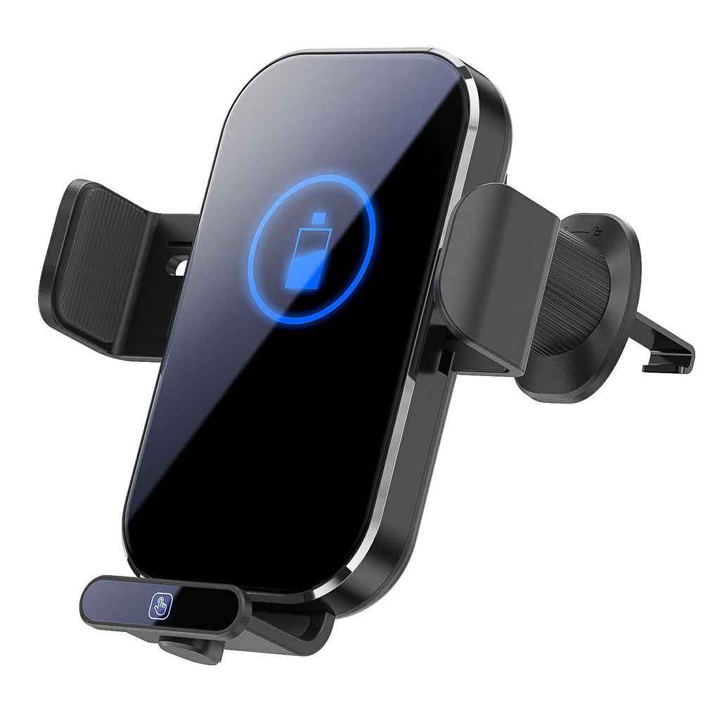 X10s 66W High Power Intelligent Induction Car Air Vent Hook Wireless Charger - Tarnish