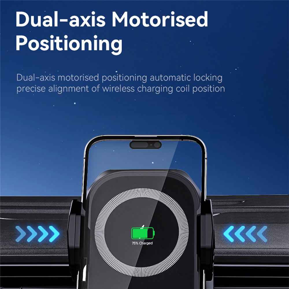X20 15W Car Wireless Charger 360-Degree Rotation Air Vent Mount Phone Charging Bracket