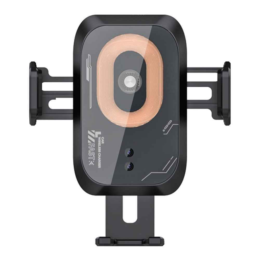 X18 15W Car Wireless Charger Automatic Induction Vehicle Air Vent Phone Charging Bracket