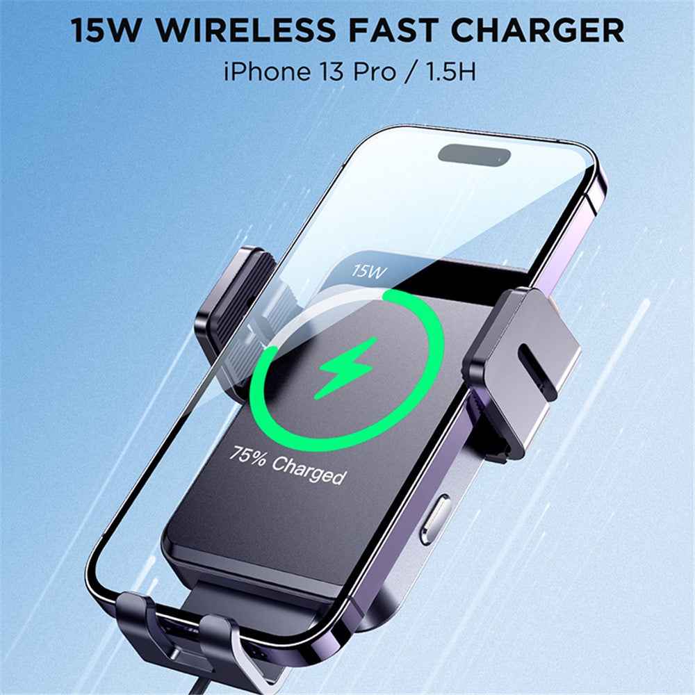 JOYROOM ZS219 Electric 15W Wireless Charger Dashboard Car Mount Phone Charger Holder