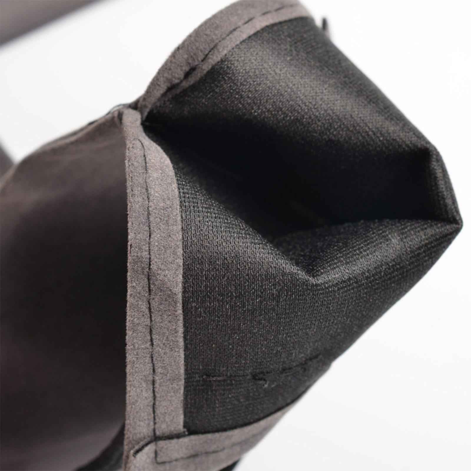 Fishing Rod Protective Cover Pouch Protector Velvet Outdoor Fishing Pole Bag Black