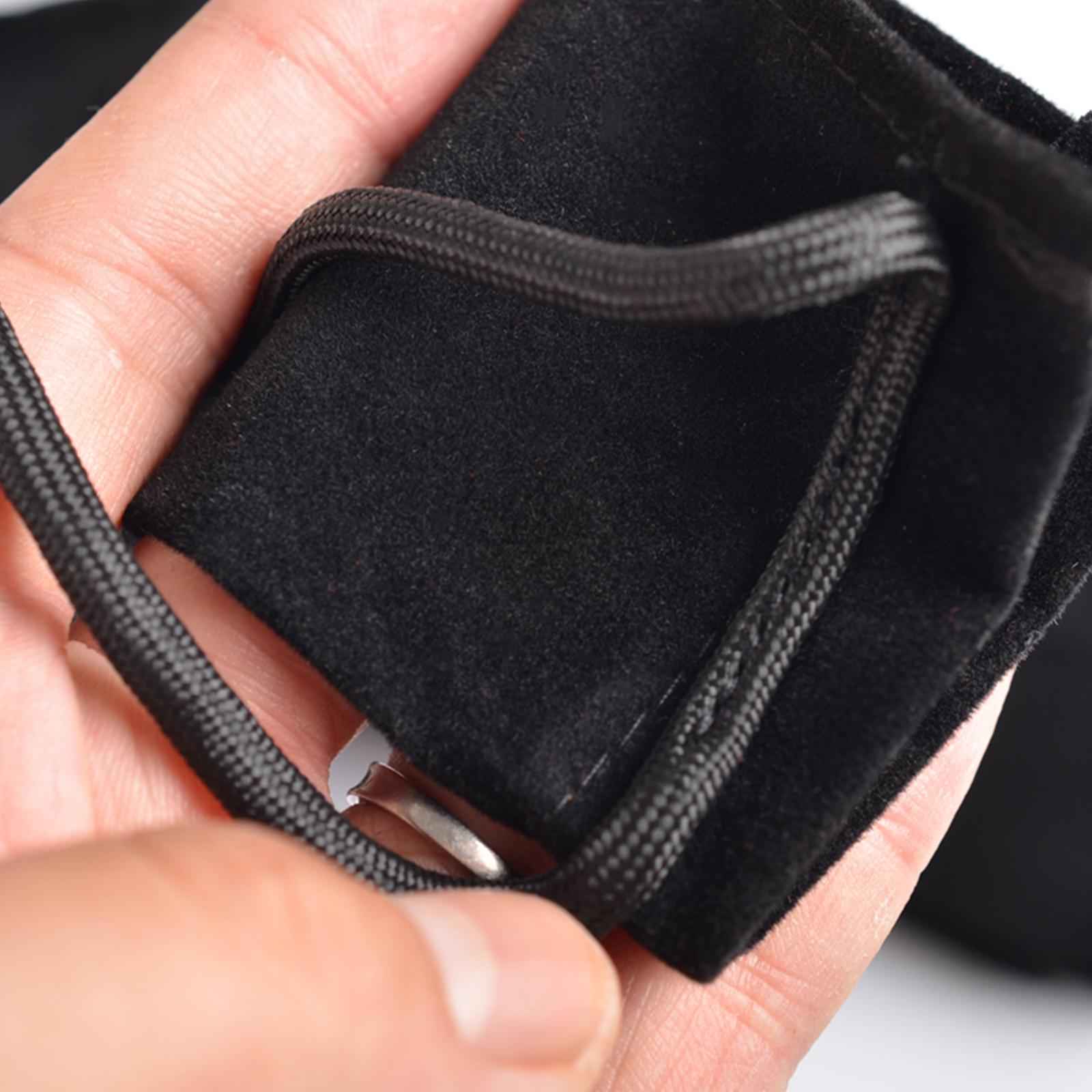 Fishing Rod Protective Cover Pouch Protector Velvet Outdoor Fishing Pole Bag Black