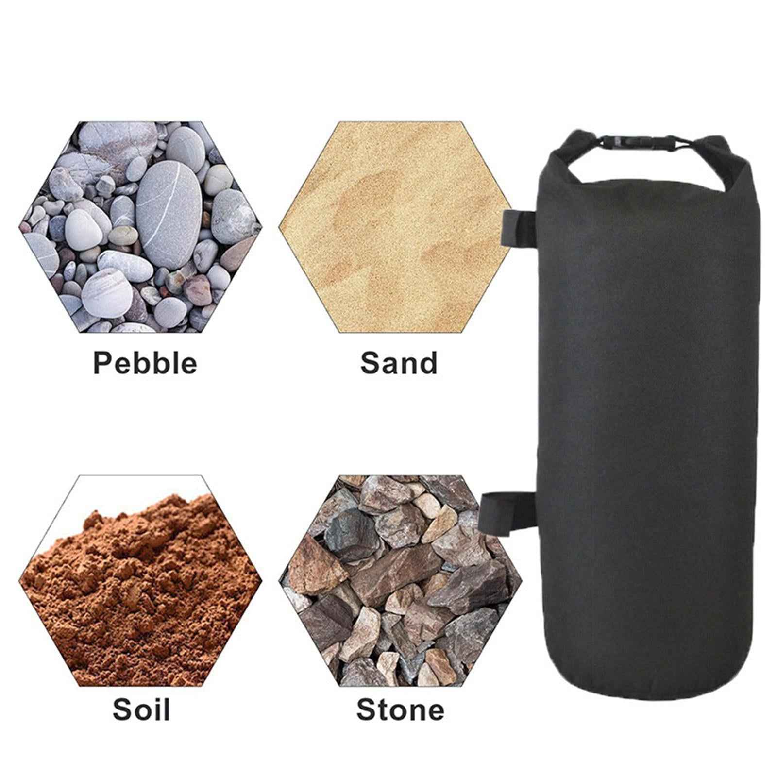 Weight Sand Bag Parasol Gazebo Sand Weight Bag for Shelter Beach 20 cmx46 cm