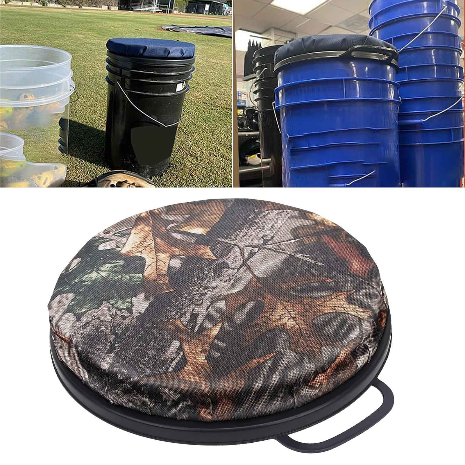 Swivel Seat Bucket Chair Lidded Bucket Seat Lid for Baseball Outdoor Fishing
