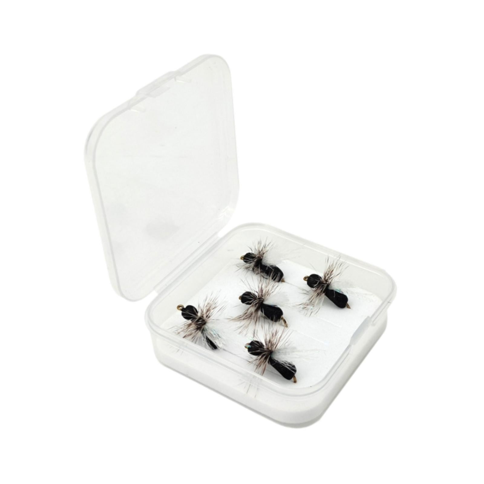 5x Foam Dry Fly Flies with High Carbon Hooks for Men Women Fisherman Anglers