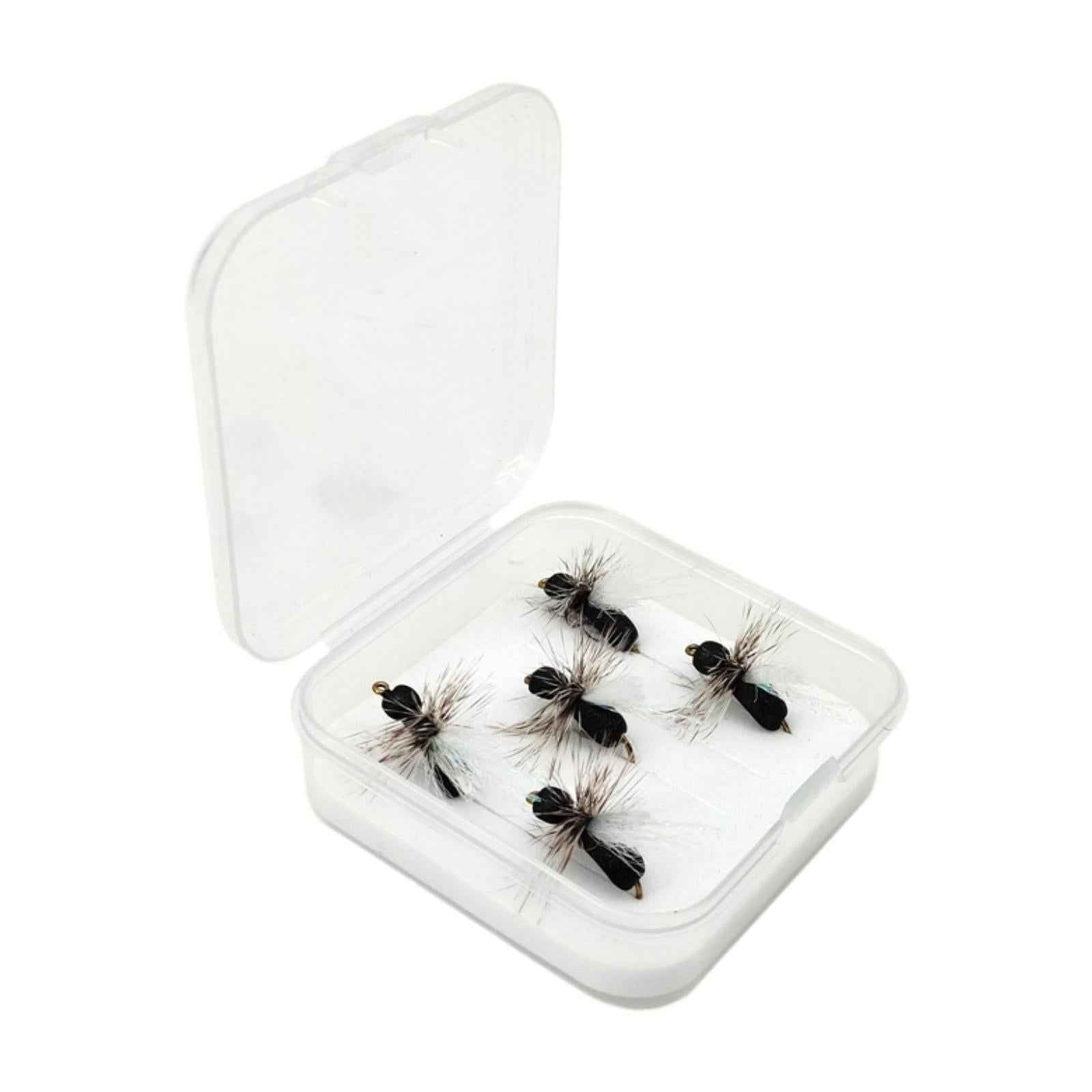 5x Foam Dry Fly Flies with High Carbon Hooks for Men Women Fisherman Anglers