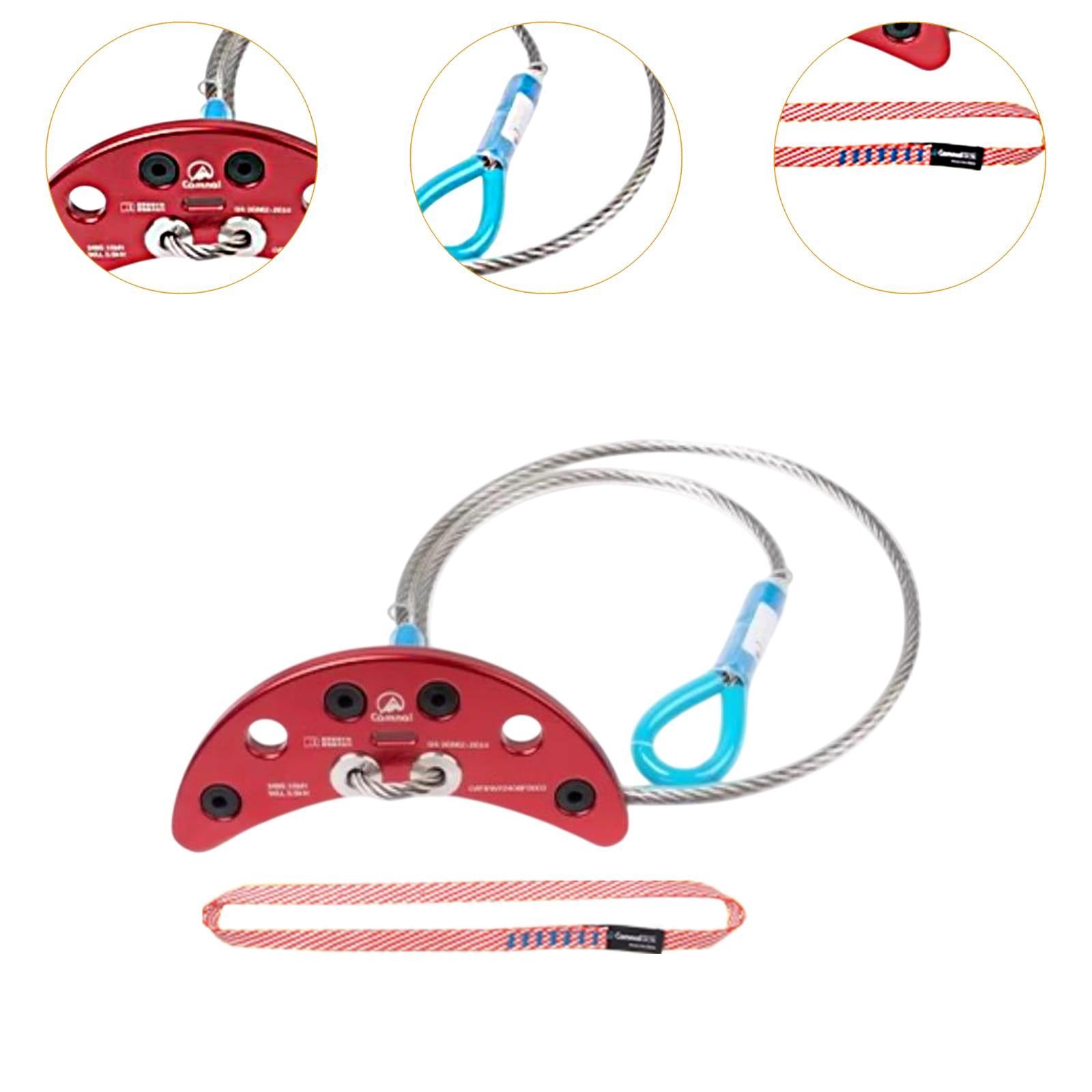 Climbing Bolt Hanger Heavy Duty Climbing Anchor for Hiking Piton Aerial Work 120cm