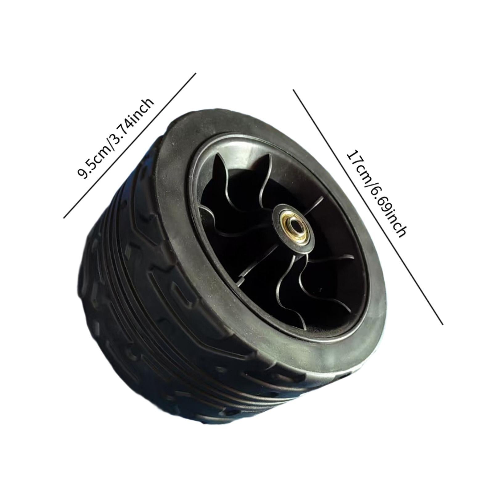 Camping Cart Wheel 10inch Sturdy Easily Install Attachment for Shopping Cart