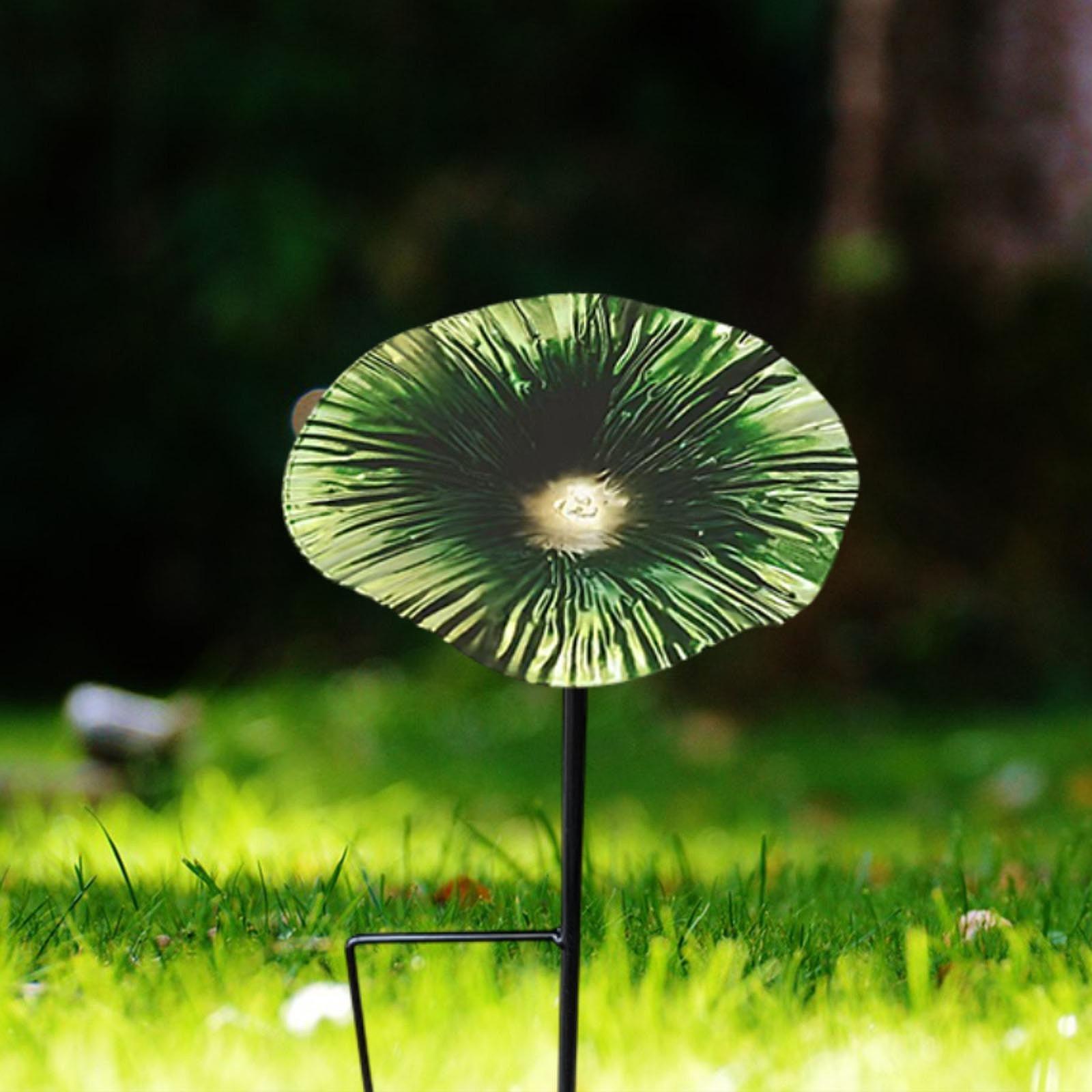 Bird Baths for Outdoors Garden Metal Bird Bath for Backyard Patio Bird Lover Green