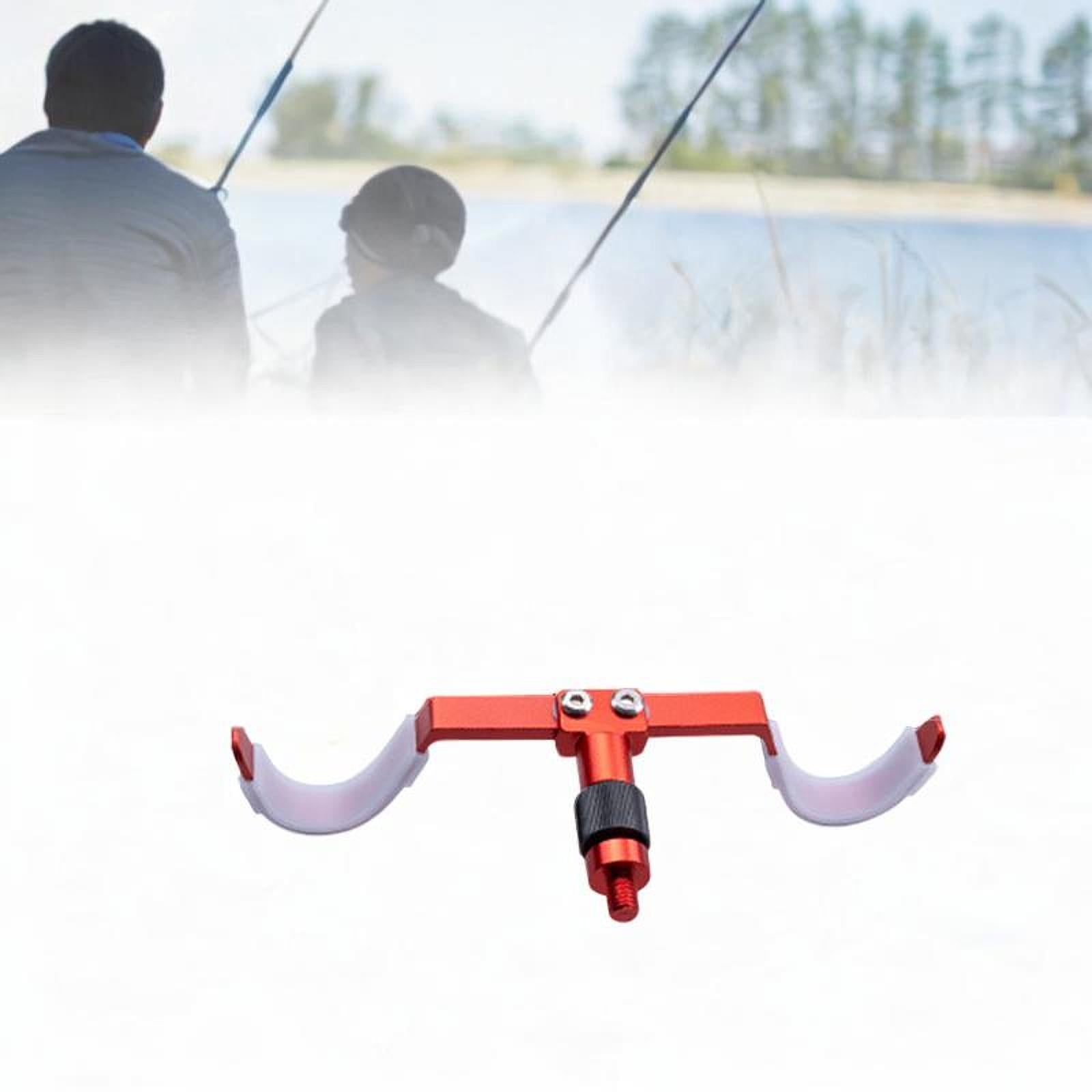Boat Fishing Rod Holder Fishing Pole Holder Head for Fishing Gift Canoe Dock Red