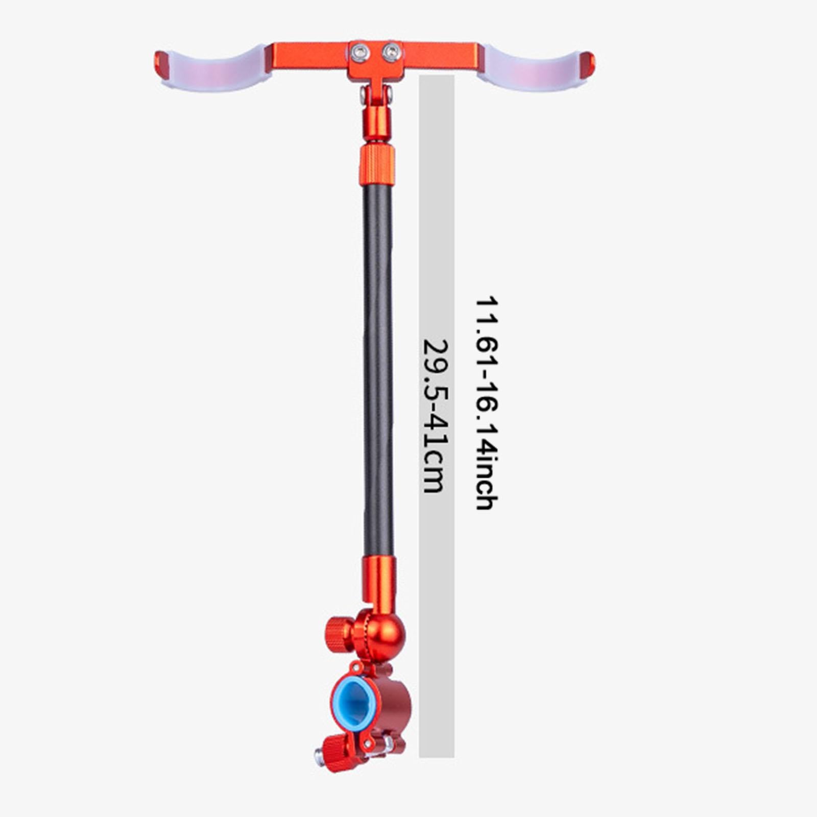 Boat Fishing Rod Holder Large Clamp Fishing Pole Holder for Yacht Canoe Dock Red