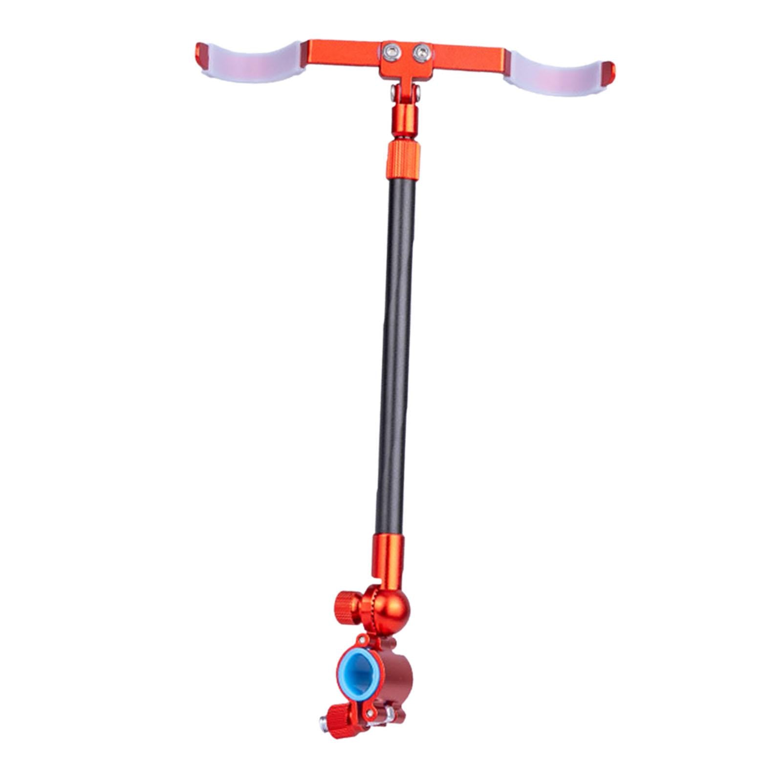 Boat Fishing Rod Holder Large Clamp Fishing Pole Holder for Yacht Canoe Dock Red