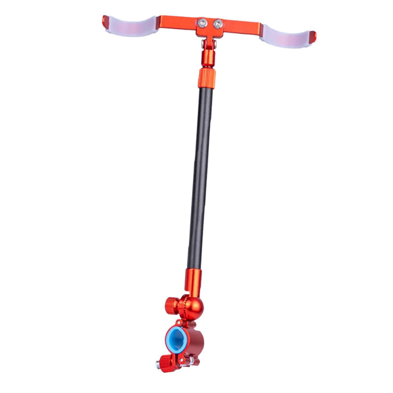 Boat Fishing Rod Holder Large Clamp Fishing Pole Holder for Yacht Canoe Dock Red