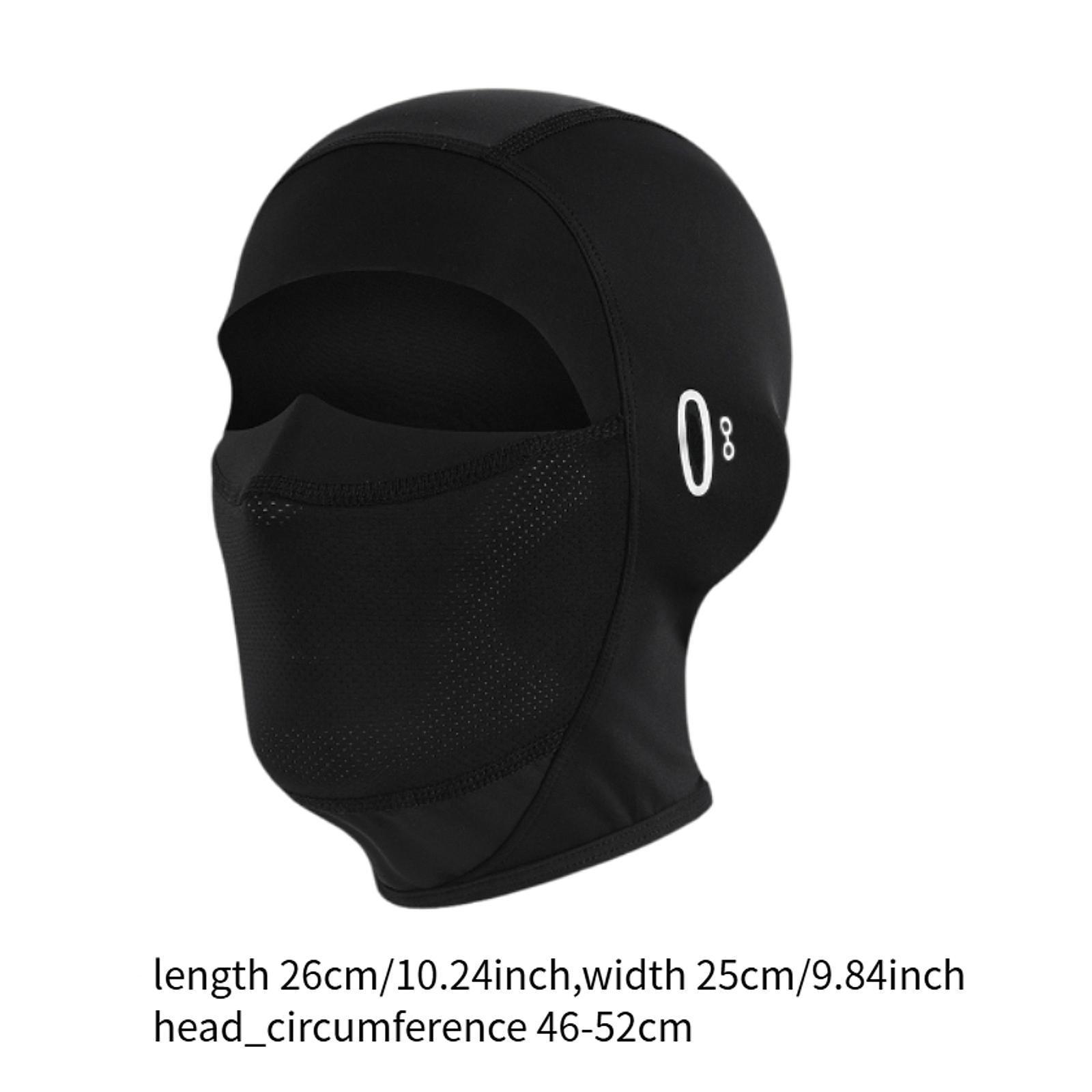 Balaclava Face Mask Motorcycle Riding Face Mask for Sports Motorcycle Hiking Short 26cmx25cm