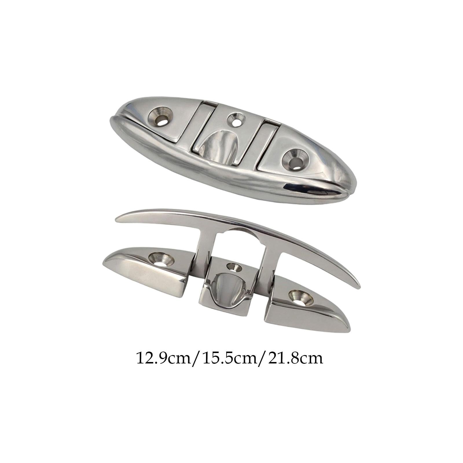 Boat Dock Cleat Convenient Kayak Accessory Metal Replacement Stainless Steel 5 Inch