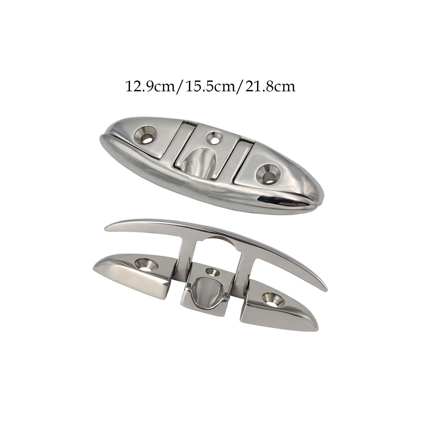 Boat Dock Cleat Convenient Kayak Accessory Metal Replacement Stainless Steel 5 Inch