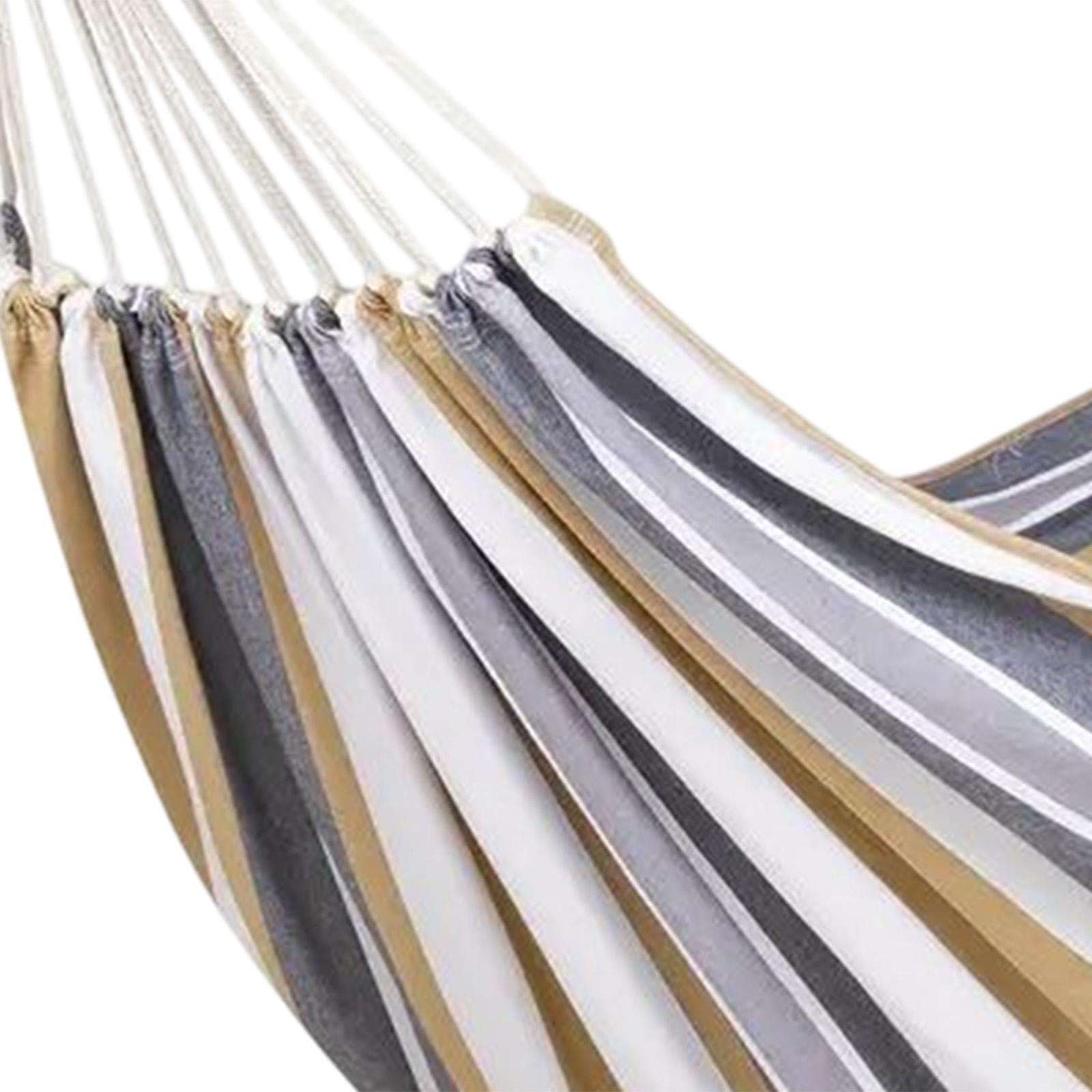 Camping Hammock Portable Hanging Camping Bed for Camping Outdoor/Indoor Yard grey