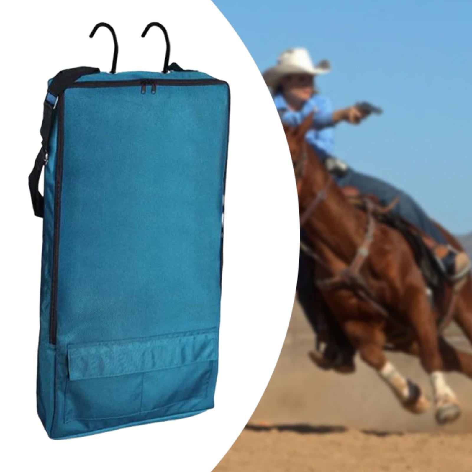 Bridle Bag Sturdy Bridle Bag for Horses for Harness Equestrian Reins Bridles blue