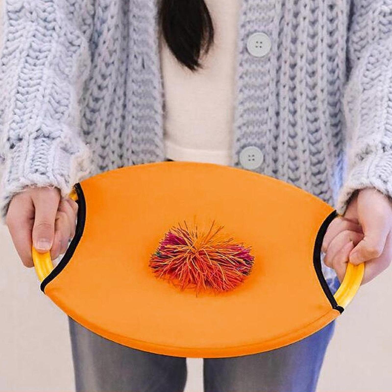 Bouncy Paddle Stringy Ball Beach Sensory Activity Trampoline Paddle Ball Set Orange