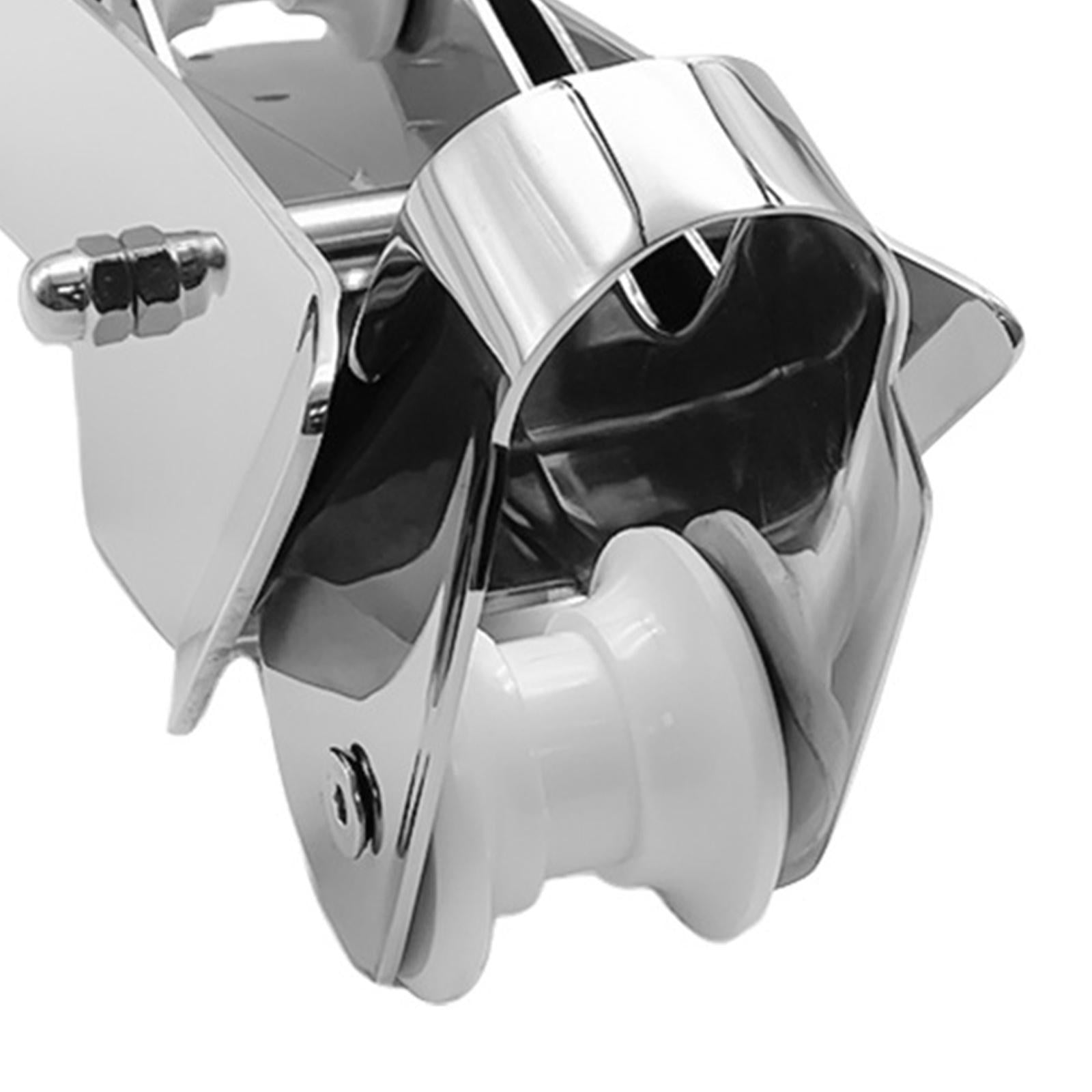 Bow Boat Anchor Roller Double Wheel Anchor Bracket for Yachts Marine Docking L