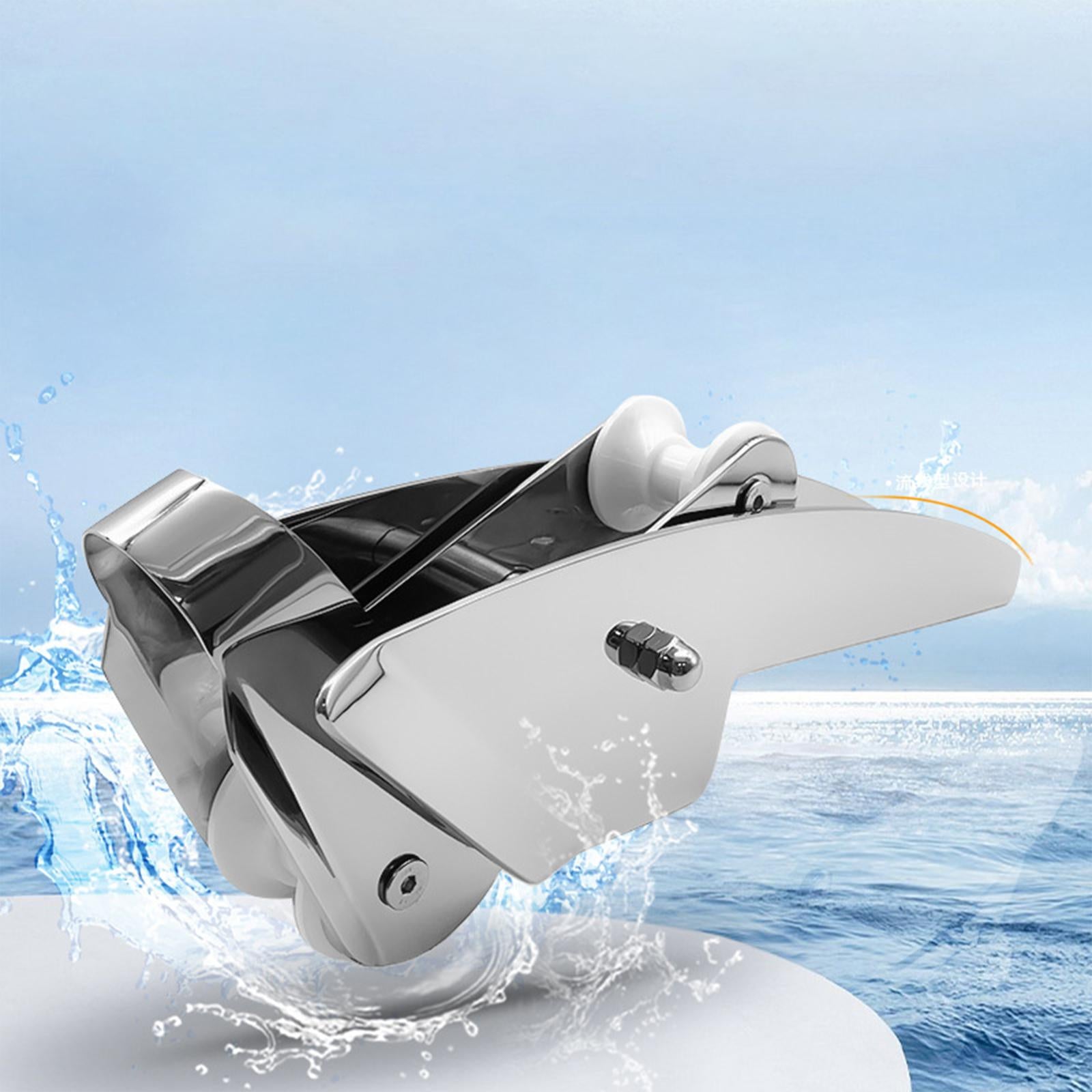 Bow Boat Anchor Roller Double Wheel Anchor Bracket for Yachts Marine Docking L