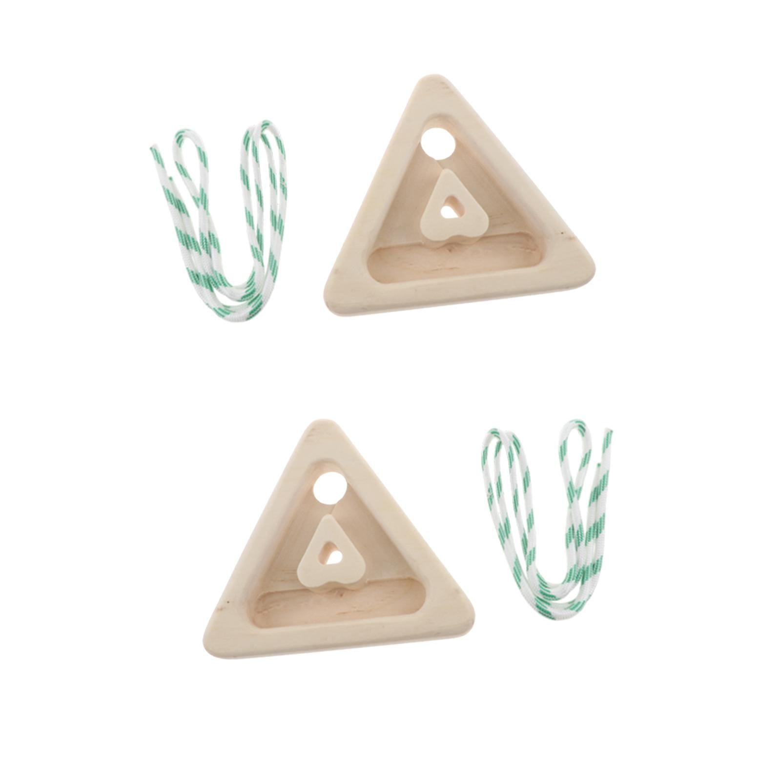 2 Pieces Triangle Climbing Fingerboards Equipment for Climbers Home Athletes