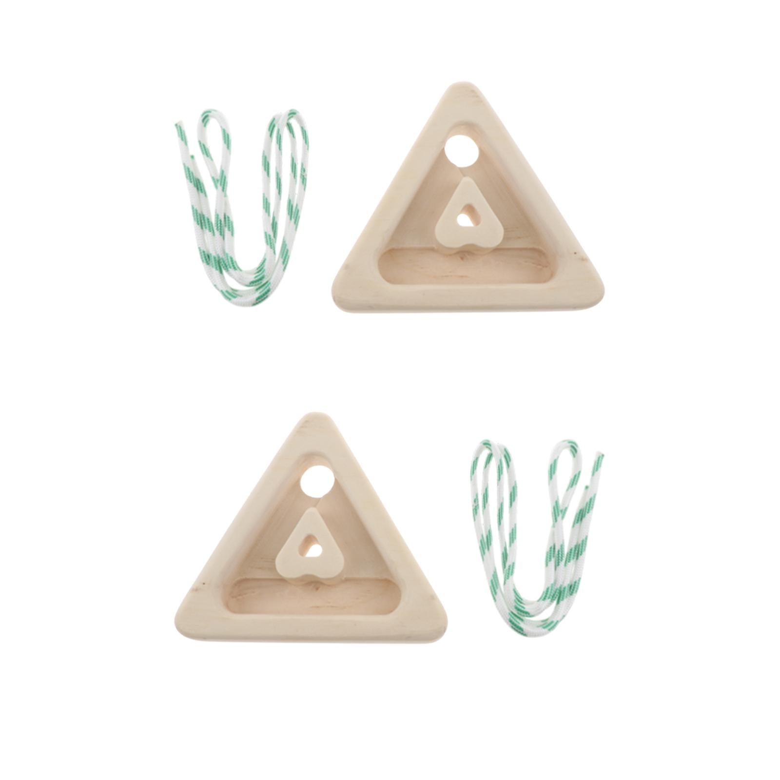 2 Pieces Triangle Climbing Fingerboards Equipment for Climbers Home Athletes