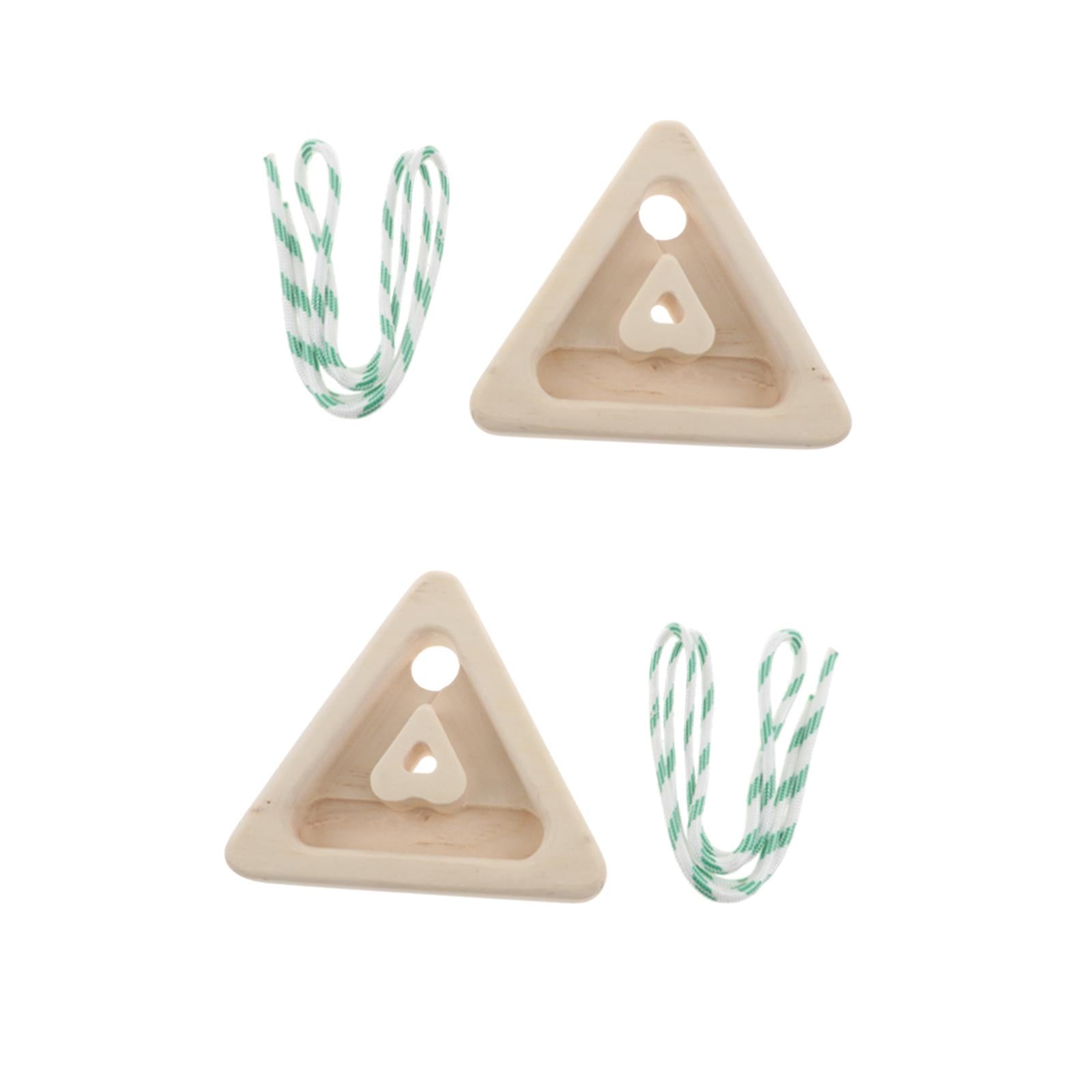 2 Pieces Triangle Climbing Fingerboards Equipment for Climbers Home Athletes