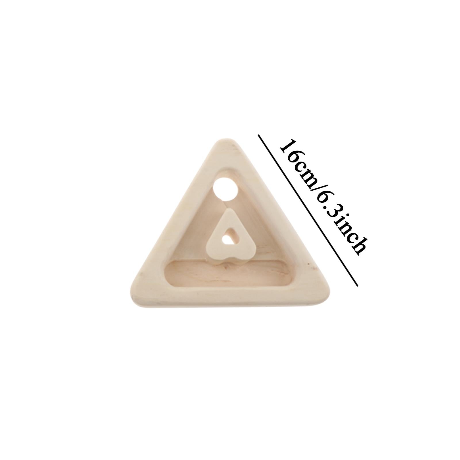 2 Pieces Triangle Climbing Fingerboards Equipment for Climbers Home Athletes