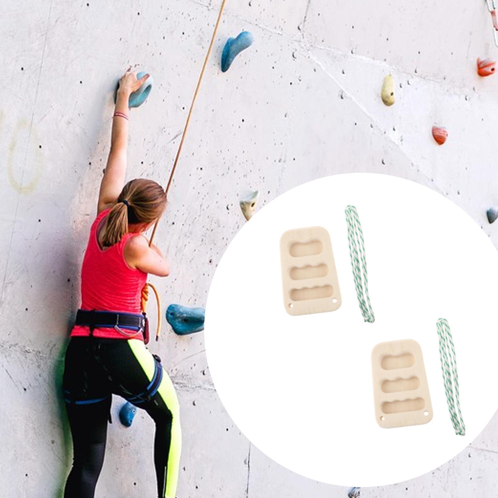 2x Hang Boards Upper Body Workouts Finger Training Board for Wall Door Indoor