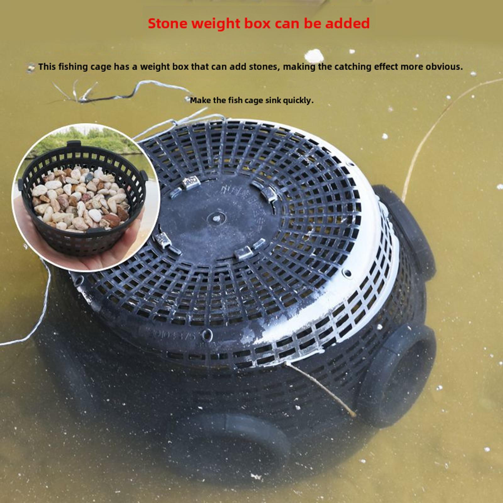 Fishing Cage Net Fishing Tackle Tool Handheld Eel Cage for Eel Prawn Lobster