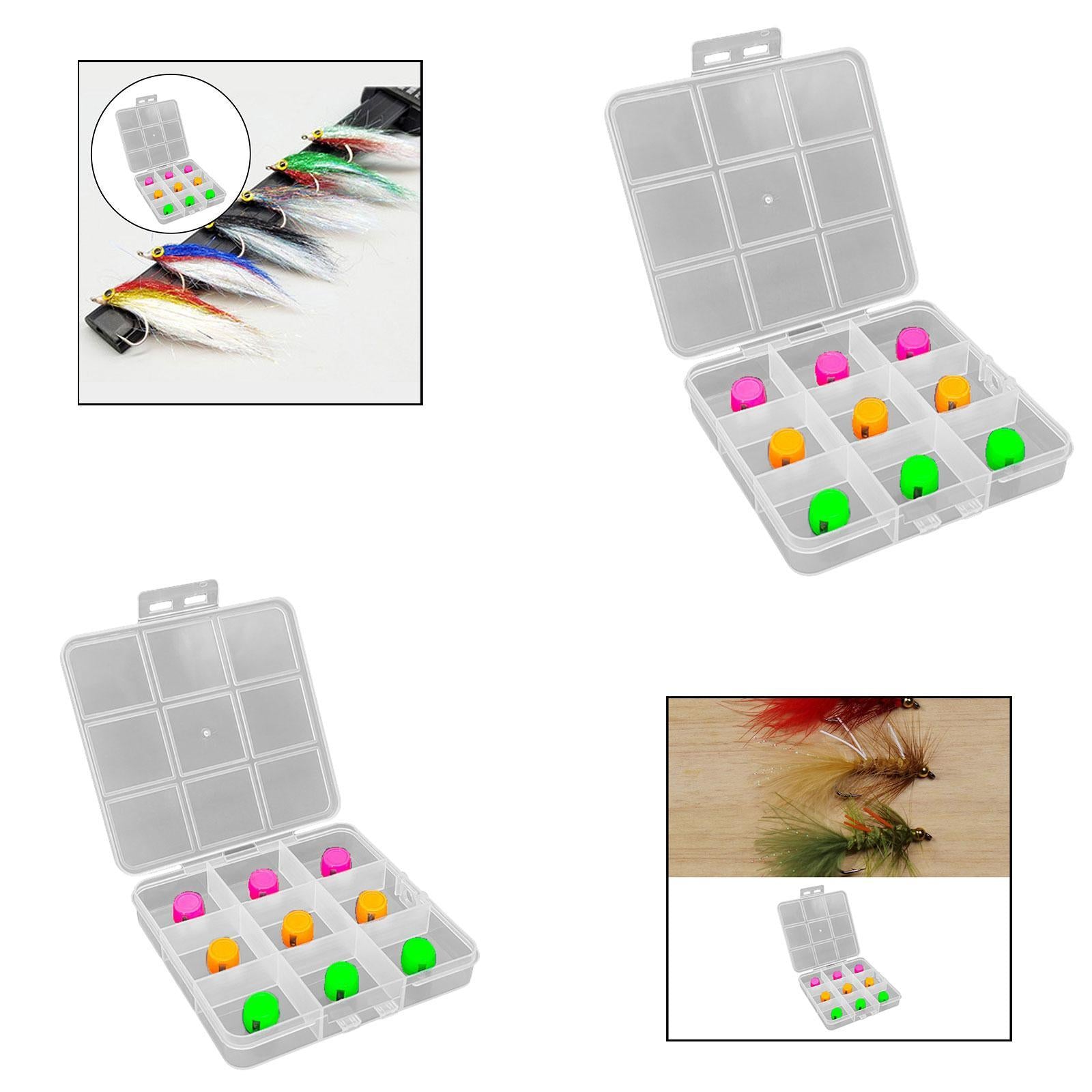 9 Pieces Fly Tying Color Metal Head Cover Lifelike DIY Fly Binding Materials L