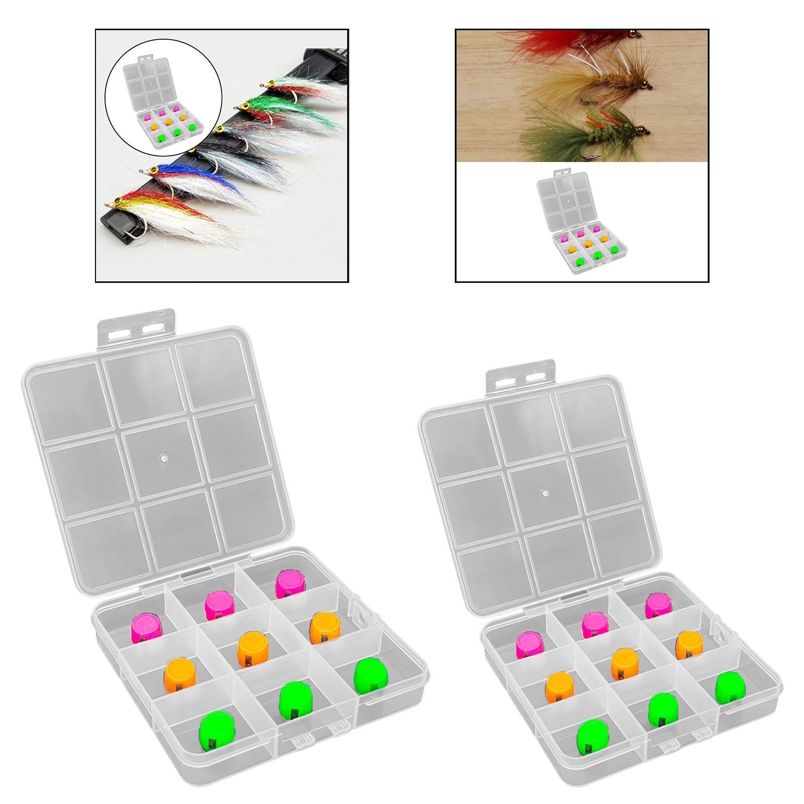 9 Pieces Fly Tying Color Metal Head Cover Lifelike DIY Fly Binding Materials L