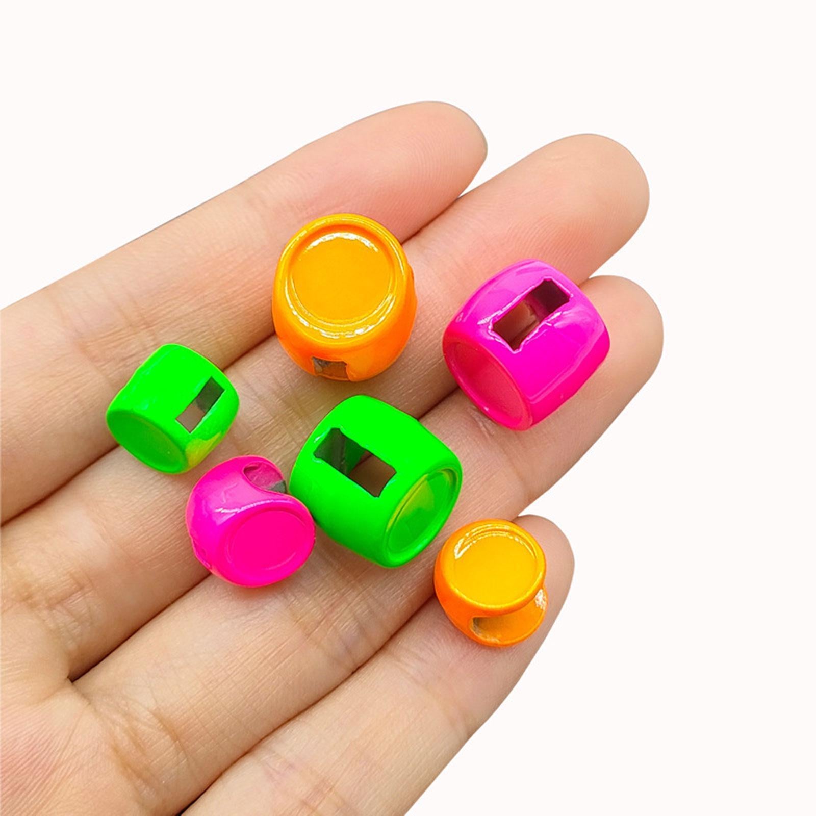 9 Pieces Fly Tying Color Metal Head Cover Lifelike DIY Fly Binding Materials S