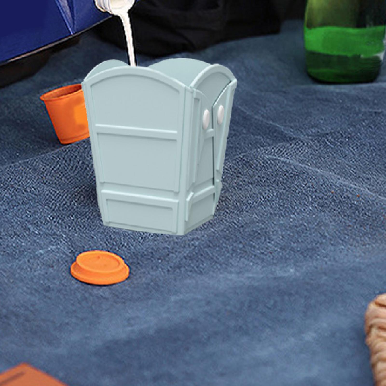 Camping Tableware Folding Plate Bowl Business Trips Outdoor Collapsible Bowl Blue
