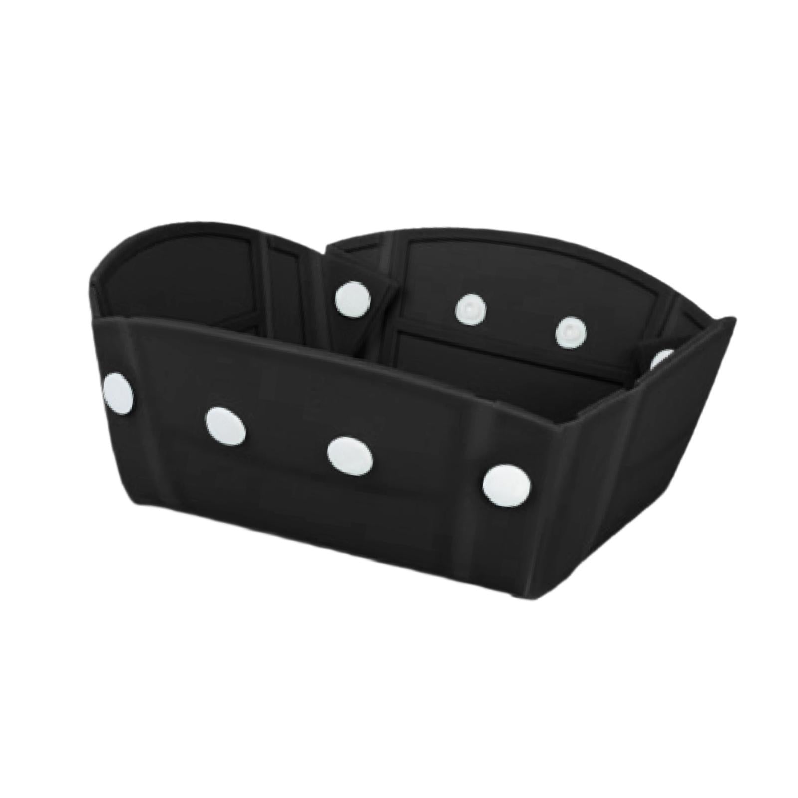 Camping Tableware Folding Plate Bowl Business Trips Outdoor Collapsible Bowl Black
