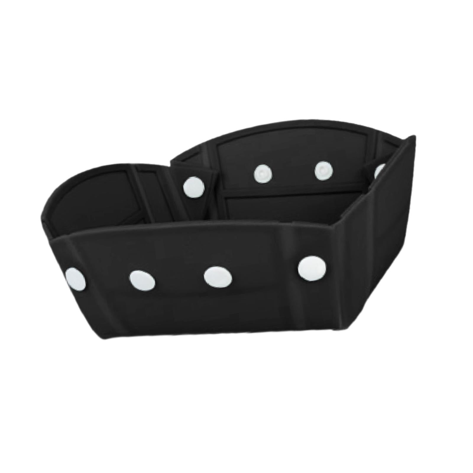 Camping Tableware Folding Plate Bowl Business Trips Outdoor Collapsible Bowl Black
