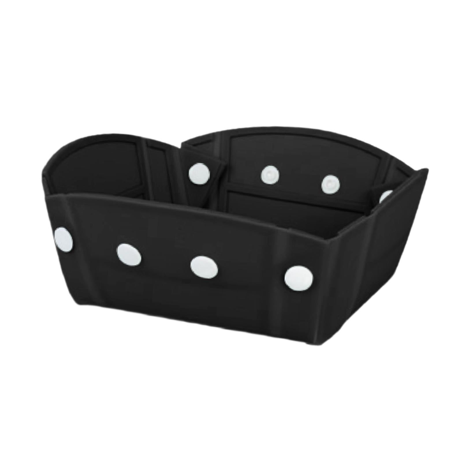 Camping Tableware Folding Plate Bowl Business Trips Outdoor Collapsible Bowl Black