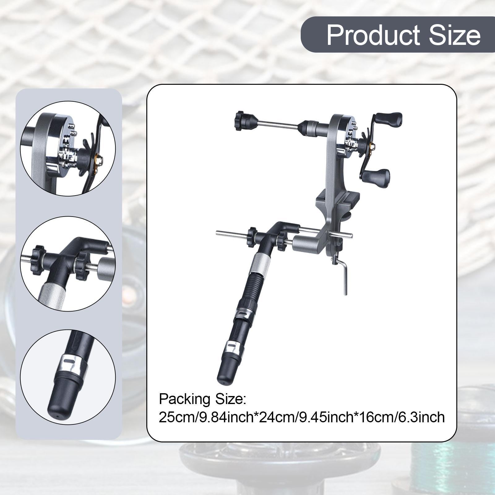 Fishing Line Spooler 4.5:1 with Table Clamp Spooling Accessories Easy to Use