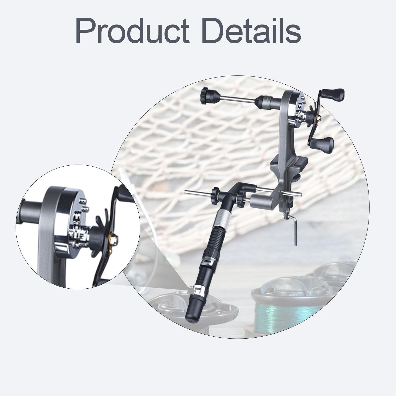 Fishing Line Spooler 4.5:1 with Table Clamp Spooling Accessories Easy to Use