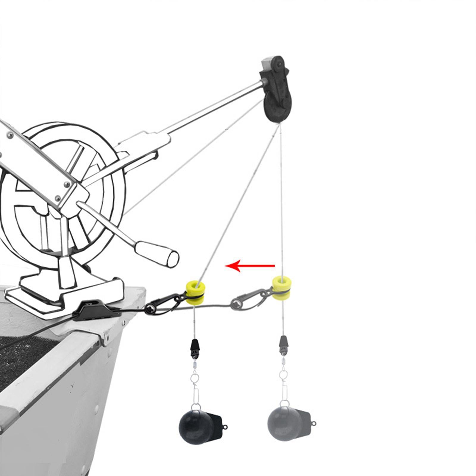 Downrigger Kit Stable with Snap, Cleat & Fairlead for Fishing Tool Accessory