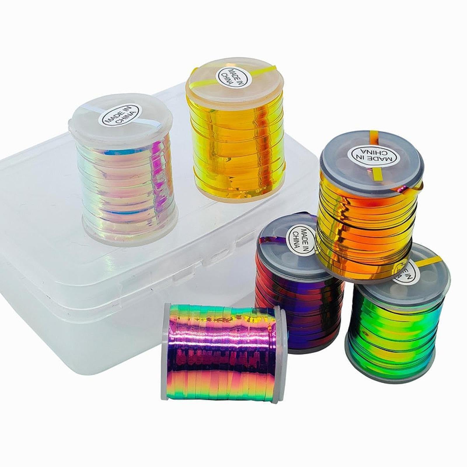 6x Metal Foil Wire Freshwater Fishing Accessories Crafting Tying Material