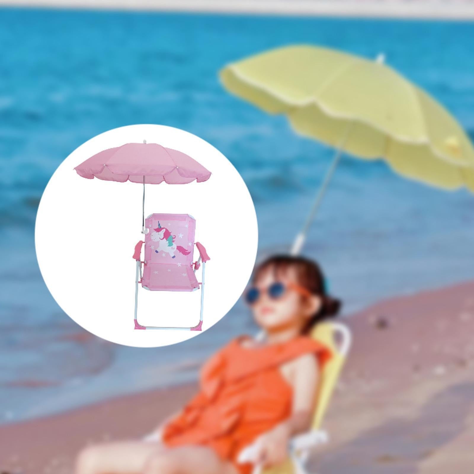 Baby Camping Chair with Umbrella Park for Backyard Photography Props Camping