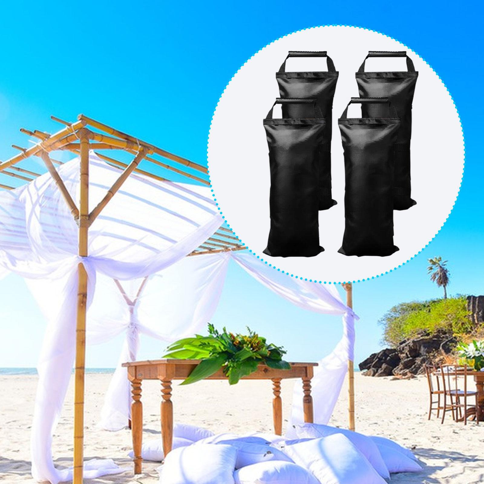 4Pcs Canopy Weight Bags Portable Heavy Duty for Patio Umbrella Pergola Beach
