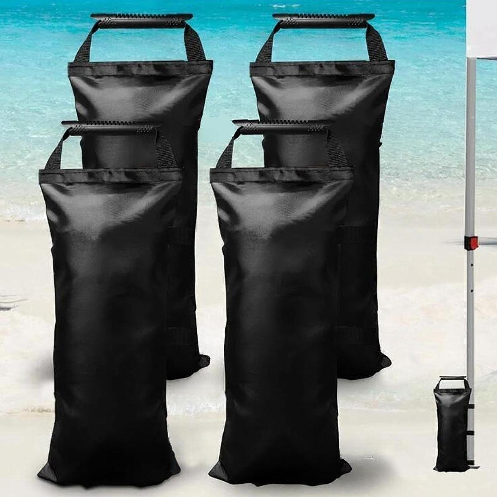 4Pcs Canopy Weight Bags Portable Heavy Duty for Patio Umbrella Pergola Beach