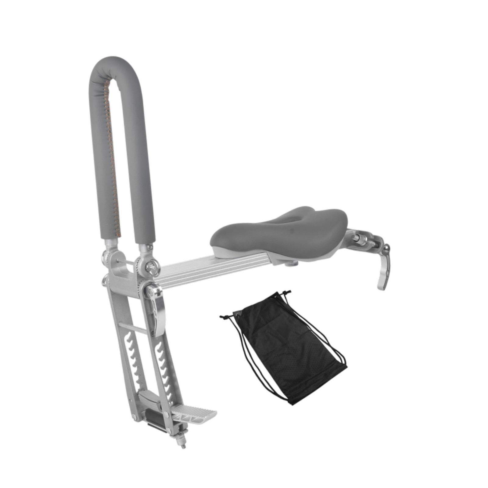Kids Bike Seat Front Mount Easy Installation Aluminum Alloy for Folding Bike