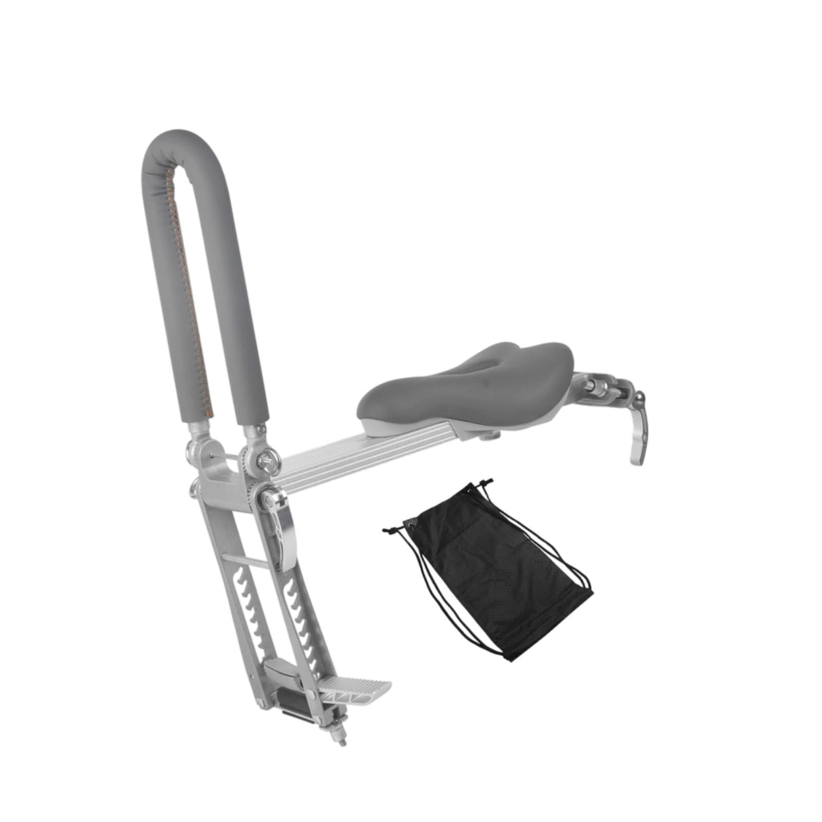 Kids Bike Seat Front Mount Easy Installation Aluminum Alloy for Folding Bike