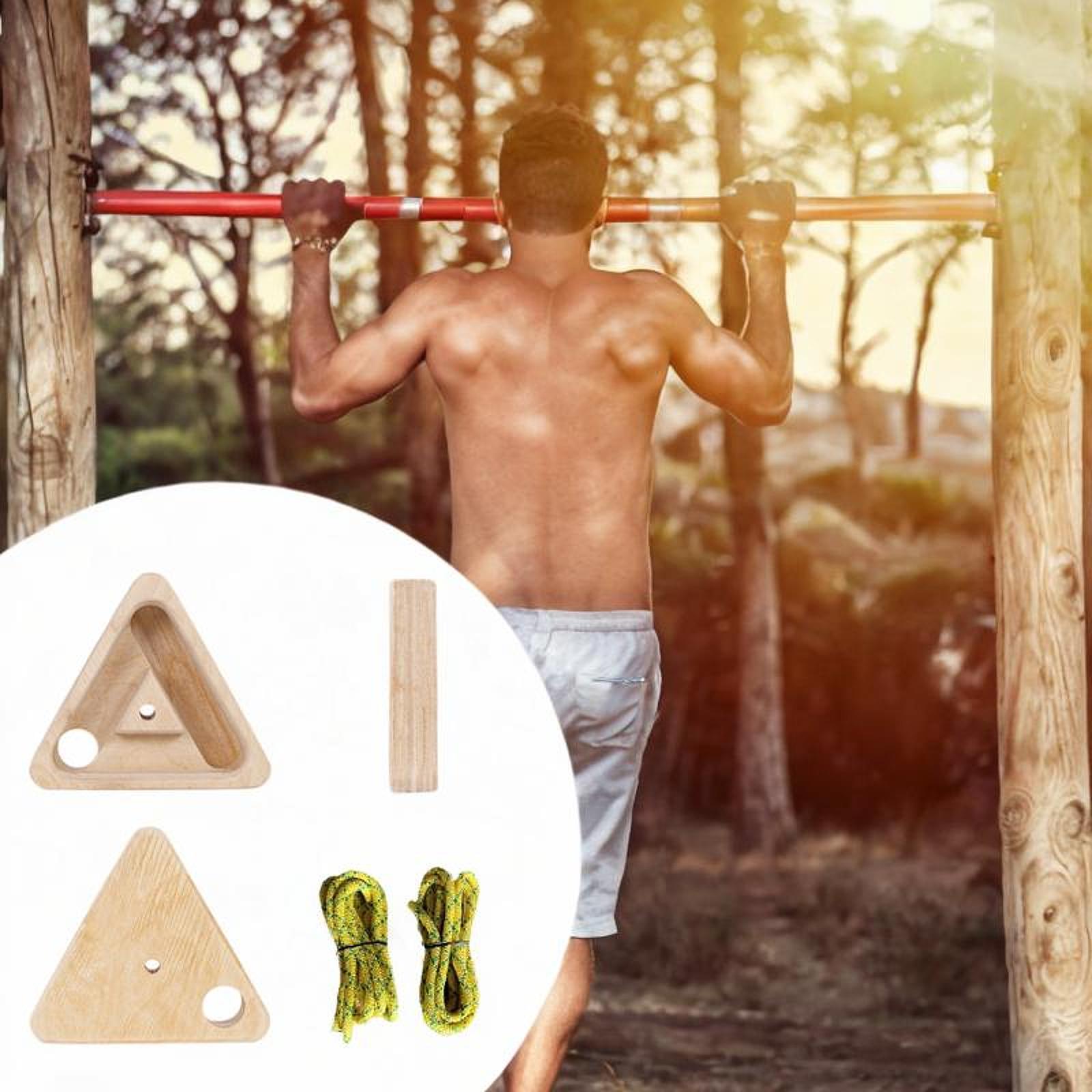 2 Pieces Climbing Fingerboard Hand Wrist and Forearm Strengthener for Athletes